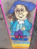 Chalk Art Honorable Mention - “Ben Franklin” by Ahrona Golden